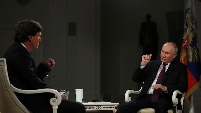 Putin urges US to push Ukraine to talks, hints at possible swap of imprisoned WSJ reporter