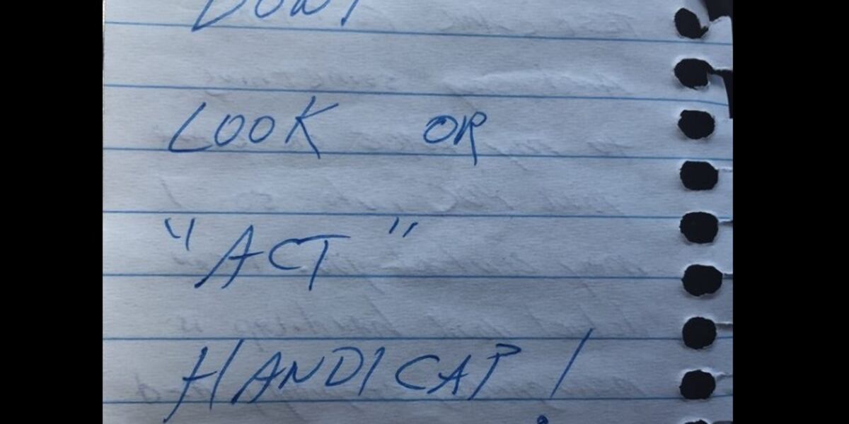 Nasty Note Left For Disabled Veteran Nasty Note Left For Disabled Veteran